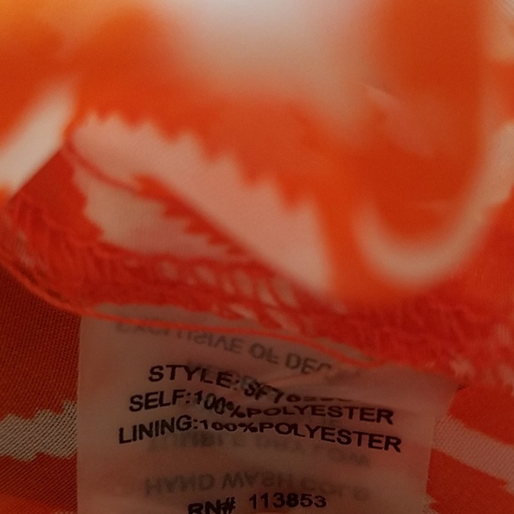 41 Hawthorn orange pattern blouse - Picture 5 of 7